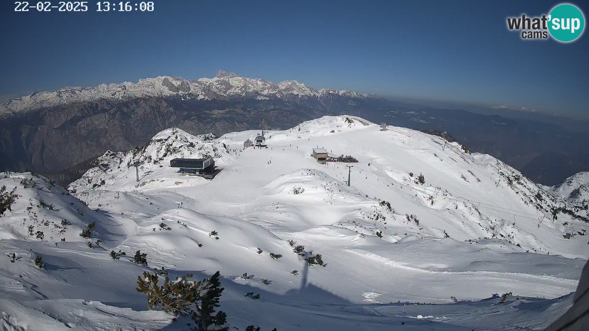 Skigebiet Vogel webcam Orlova Glava und Triglav