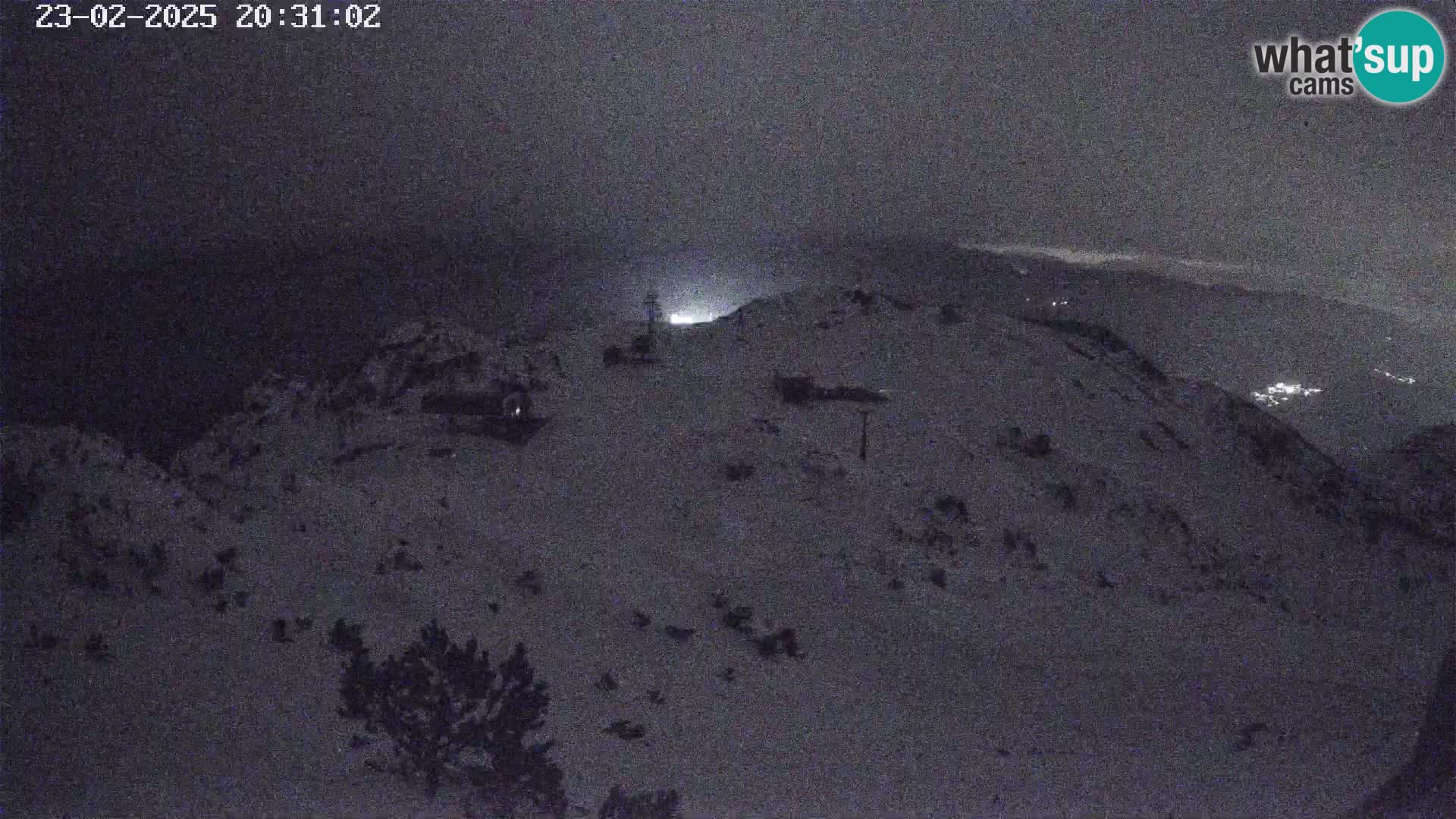 Stazione sciistica Vogel webcam Panorama dalla Orlova glave verso il Triglav