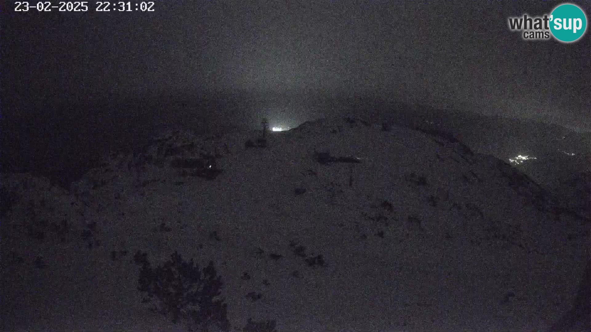 Stazione sciistica Vogel webcam Panorama dalla Orlova glave verso il Triglav