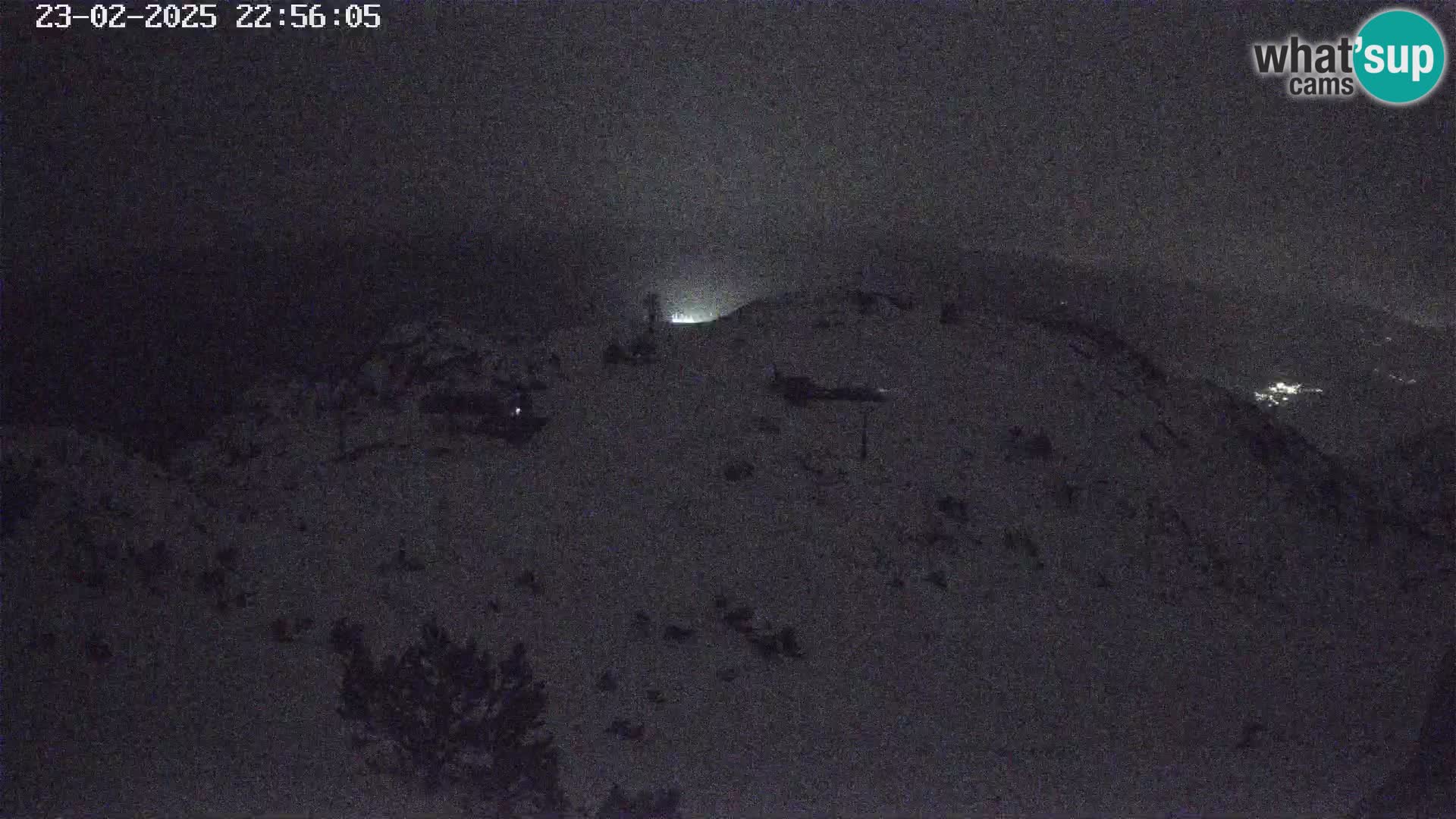 Vogel Ski Resort webcam View from Orlova Glava to Triglav