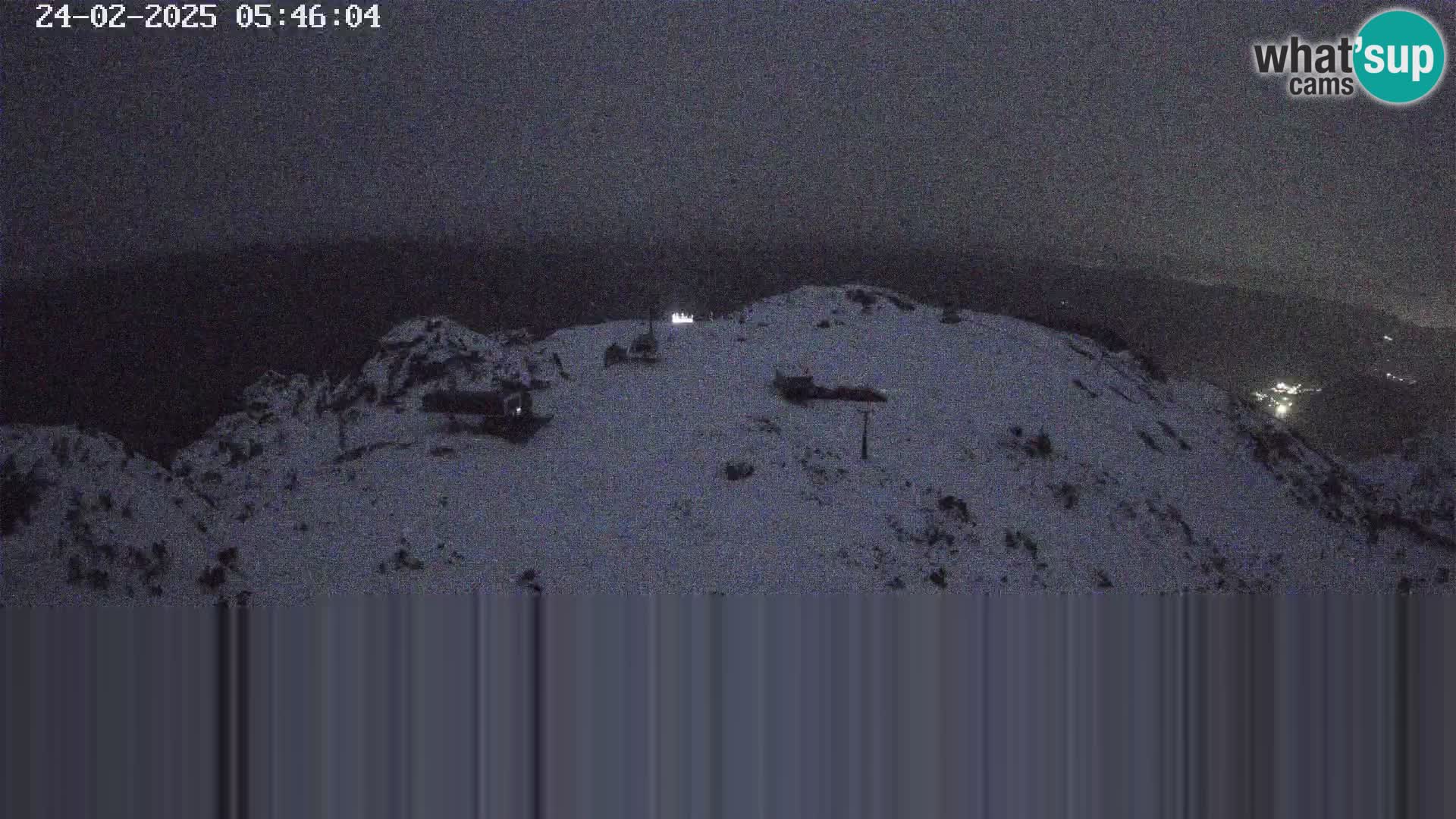 Stazione sciistica Vogel webcam Panorama dalla Orlova glave verso il Triglav