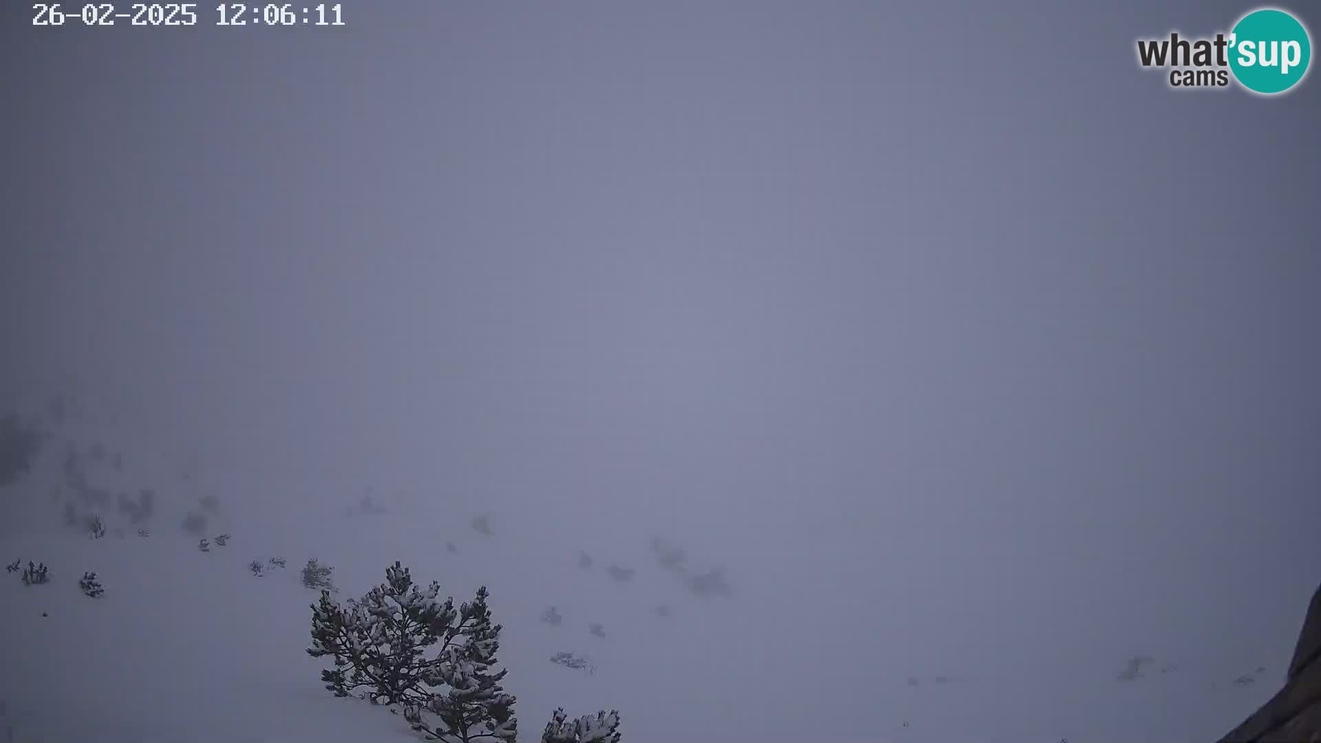 Skigebiet Vogel webcam Orlova Glava und Triglav