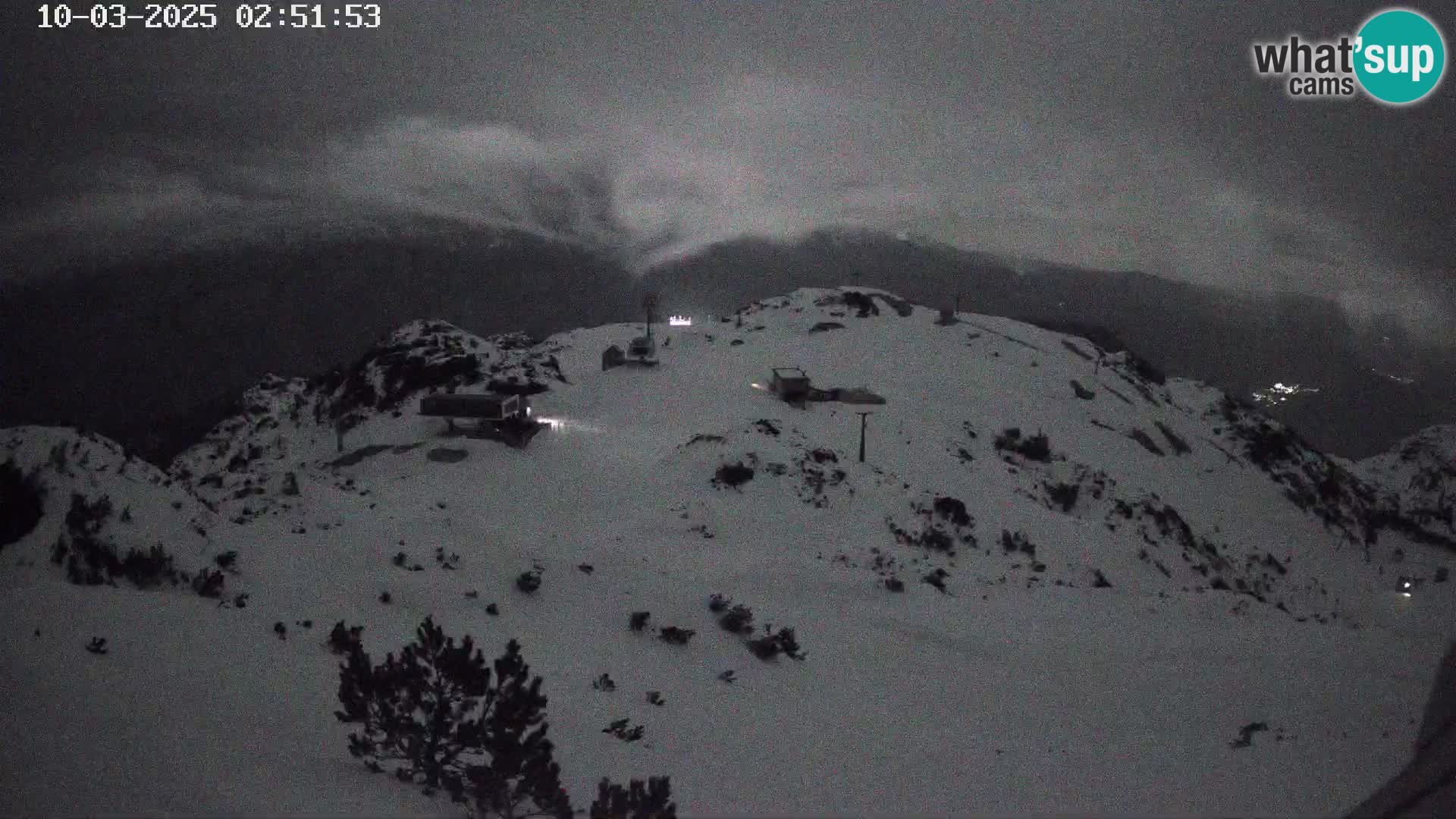 Skigebiet Vogel webcam Orlova Glava und Triglav