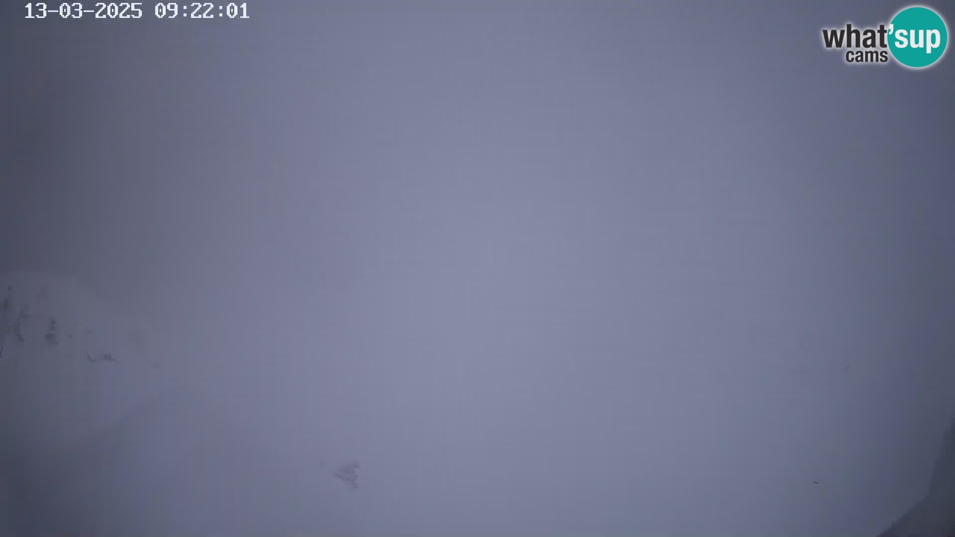 Stazione sciistica Vogel webcam Panorama dalla Orlova glave verso il Triglav