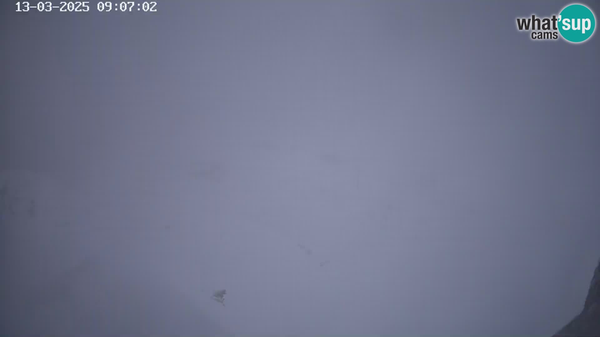 Stazione sciistica Vogel webcam Panorama dalla Orlova glave verso il Triglav