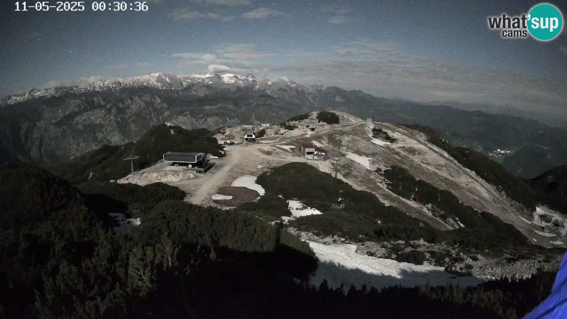Skigebiet Vogel webcam Orlova Glava und Triglav