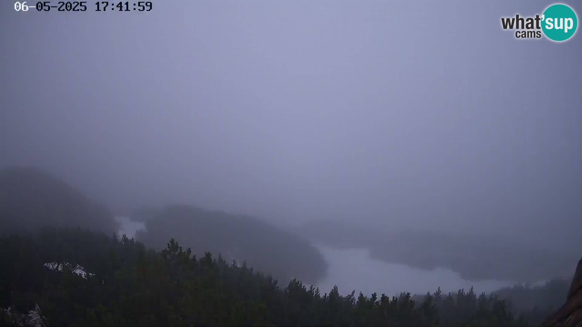 Stazione sciistica Vogel webcam Panorama dalla Orlova glave verso il Triglav