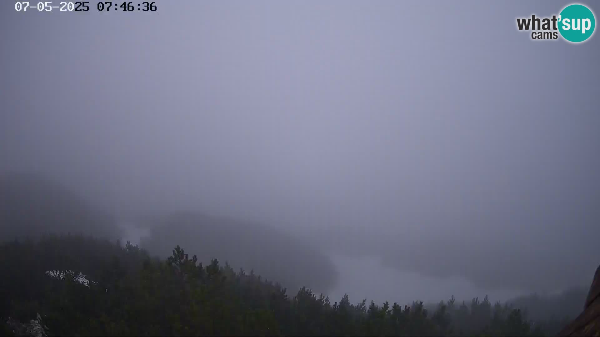 Stazione sciistica Vogel webcam Panorama dalla Orlova glave verso il Triglav