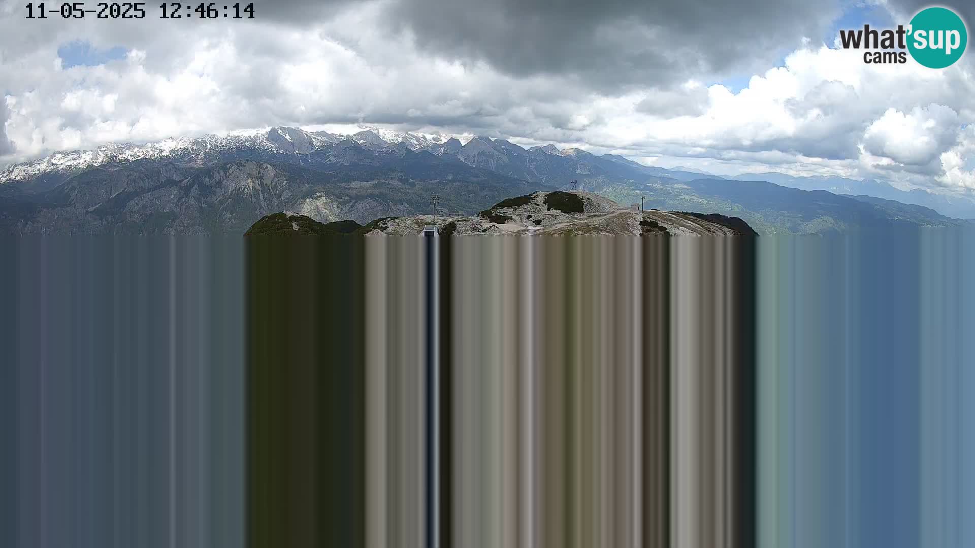 Skijalište Vogel web kamera panorama sa Orlove glave proti Triglavu
