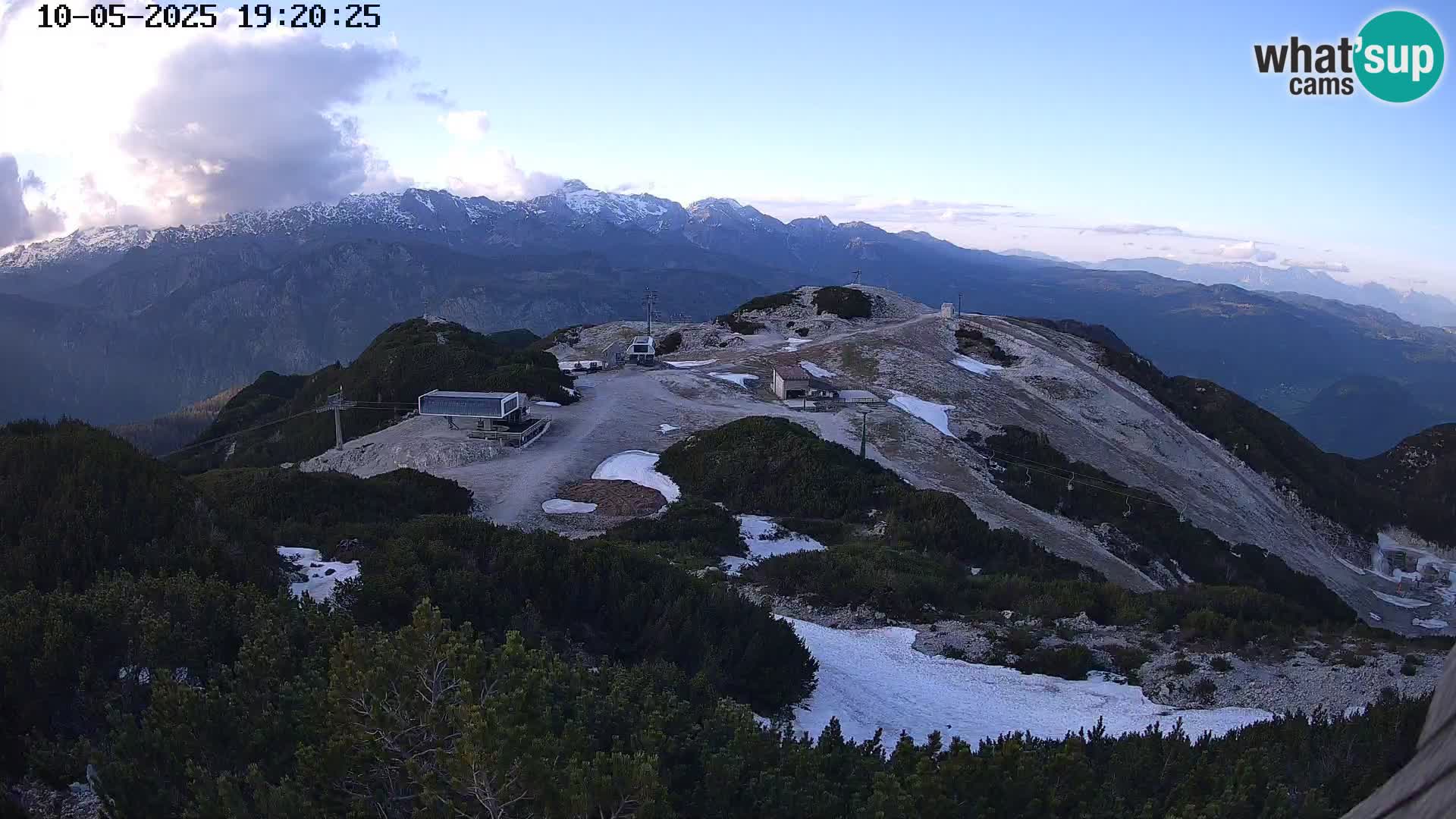 Skigebiet Vogel webcam Orlova Glava und Triglav