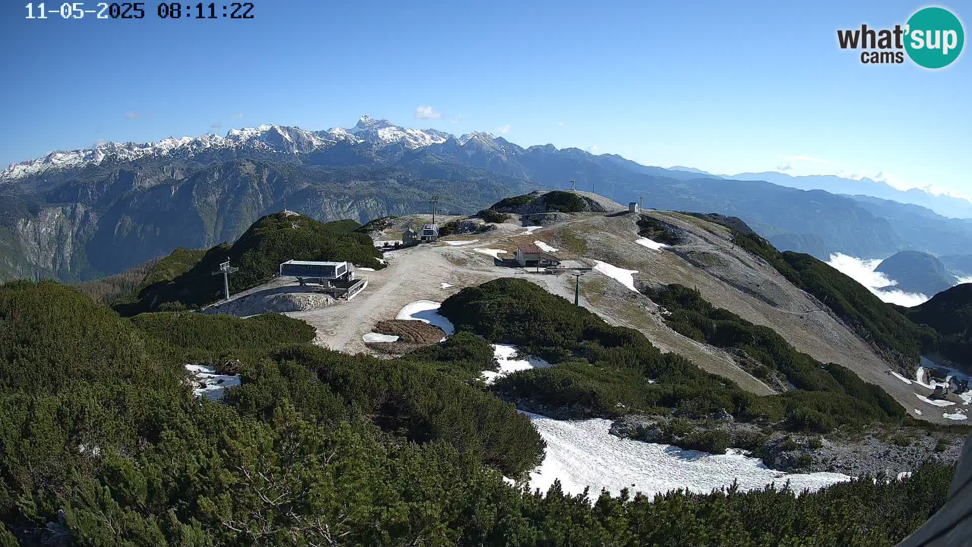 Skigebiet Vogel webcam Orlova Glava und Triglav