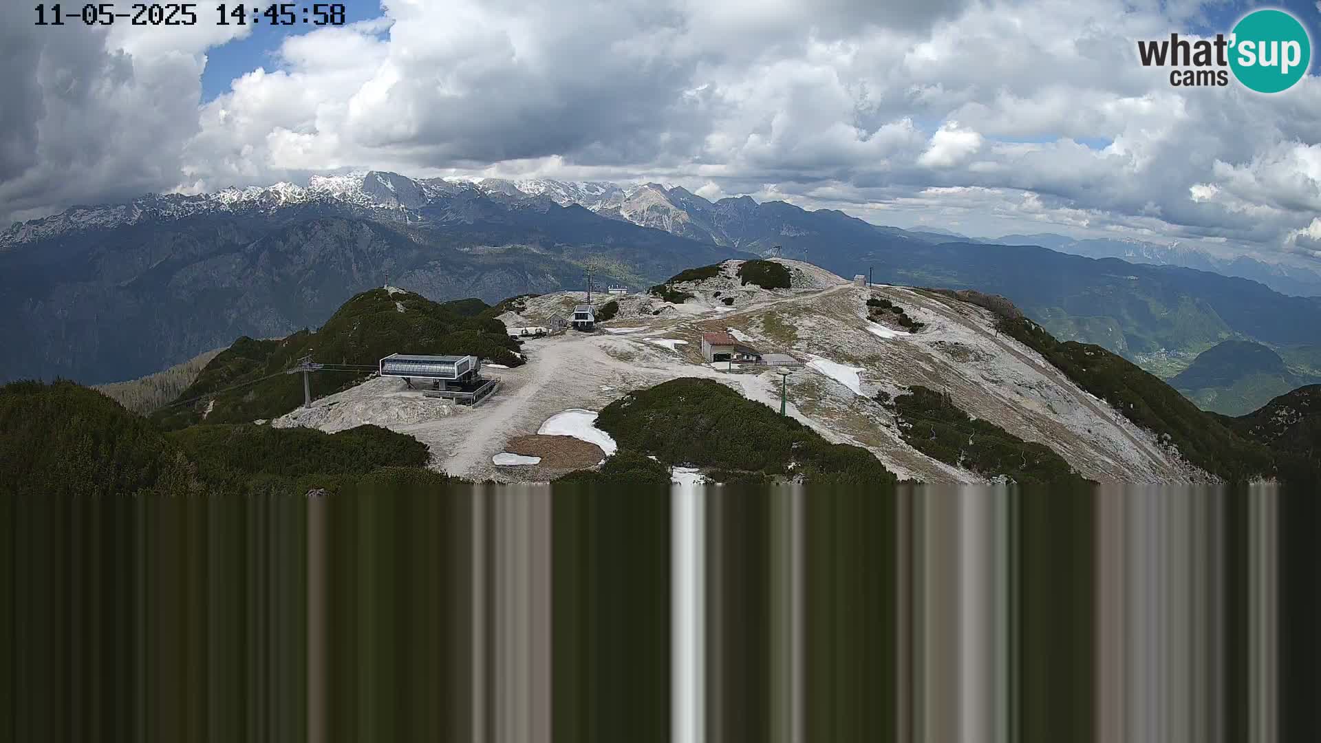 Skigebiet Vogel webcam Orlova Glava und Triglav
