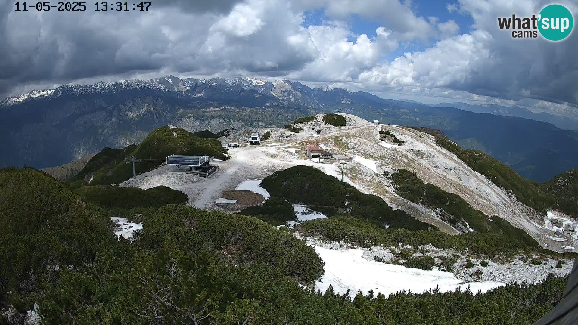 Skigebiet Vogel webcam Orlova Glava und Triglav