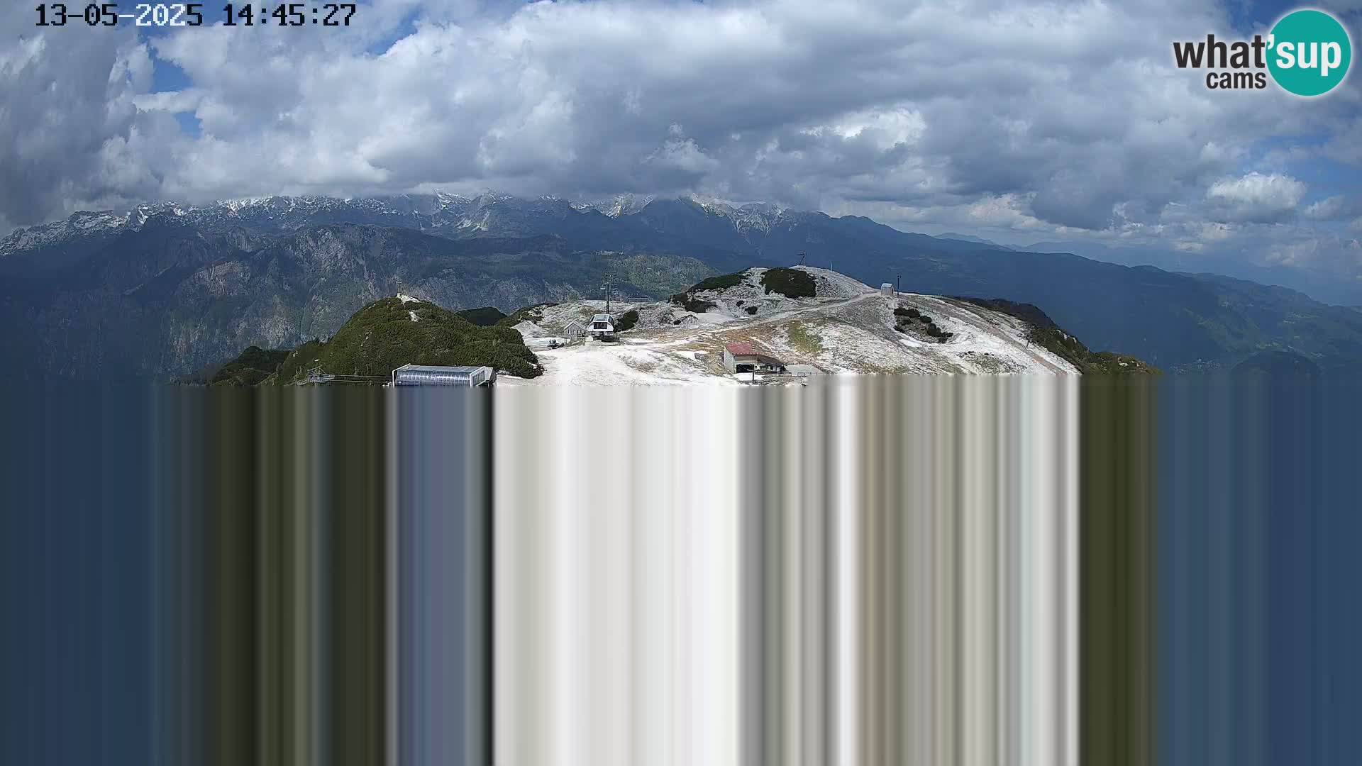 Smučišče Vogel Spletna kamera Pogled z Orlove Glave proti Triglavu