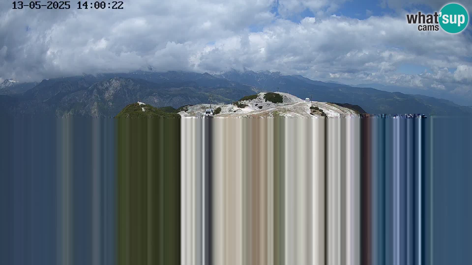 Skijalište Vogel web kamera panorama sa Orlove glave proti Triglavu