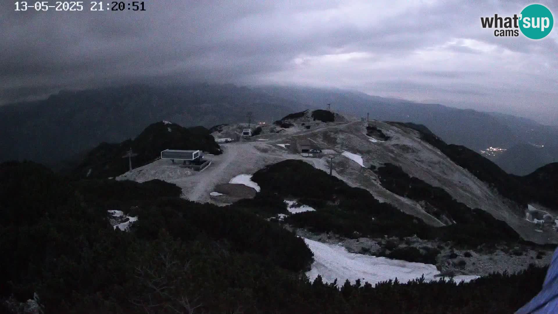 Skijalište Vogel web kamera panorama sa Orlove glave proti Triglavu