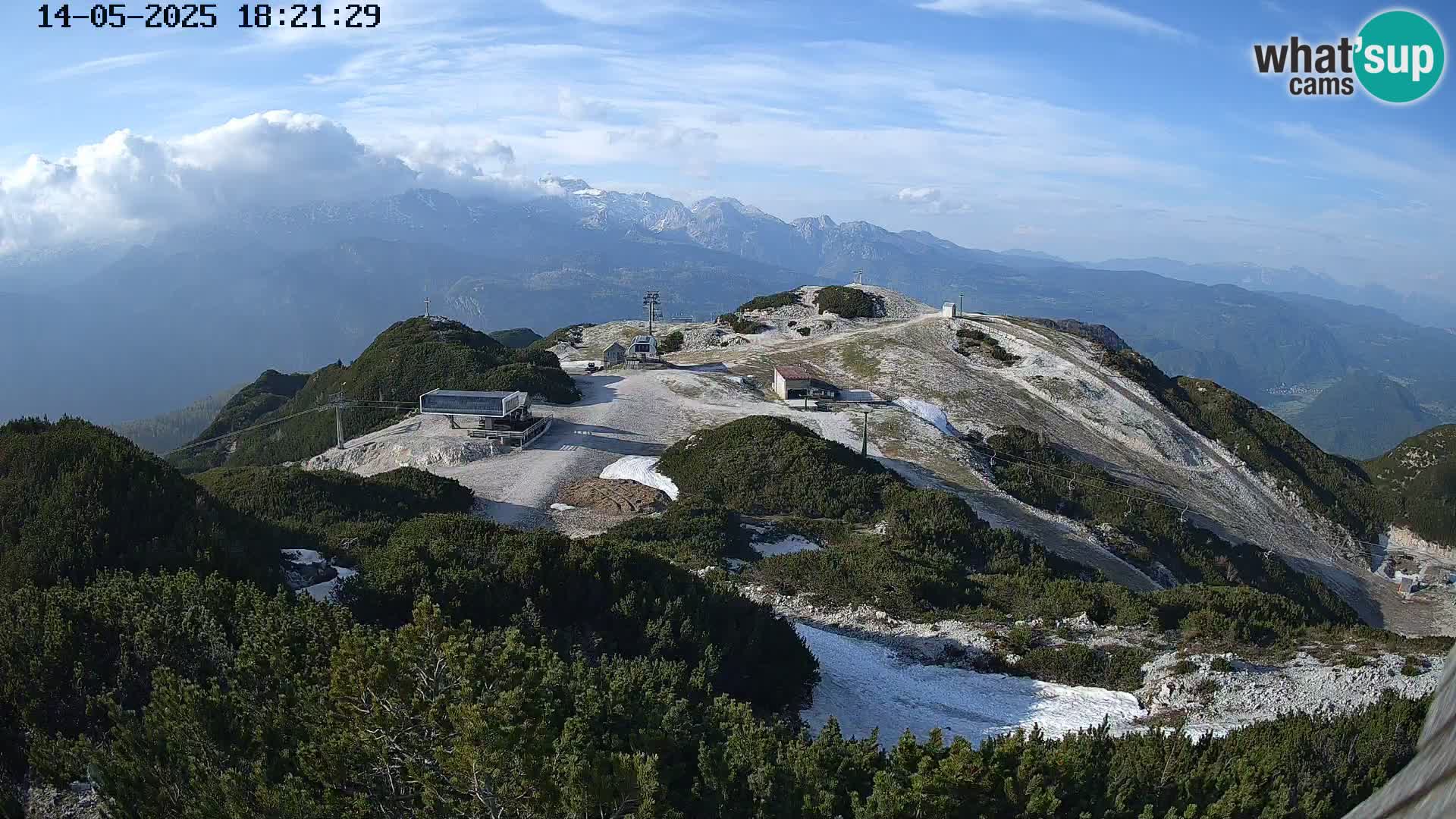 Skigebiet Vogel webcam Orlova Glava und Triglav