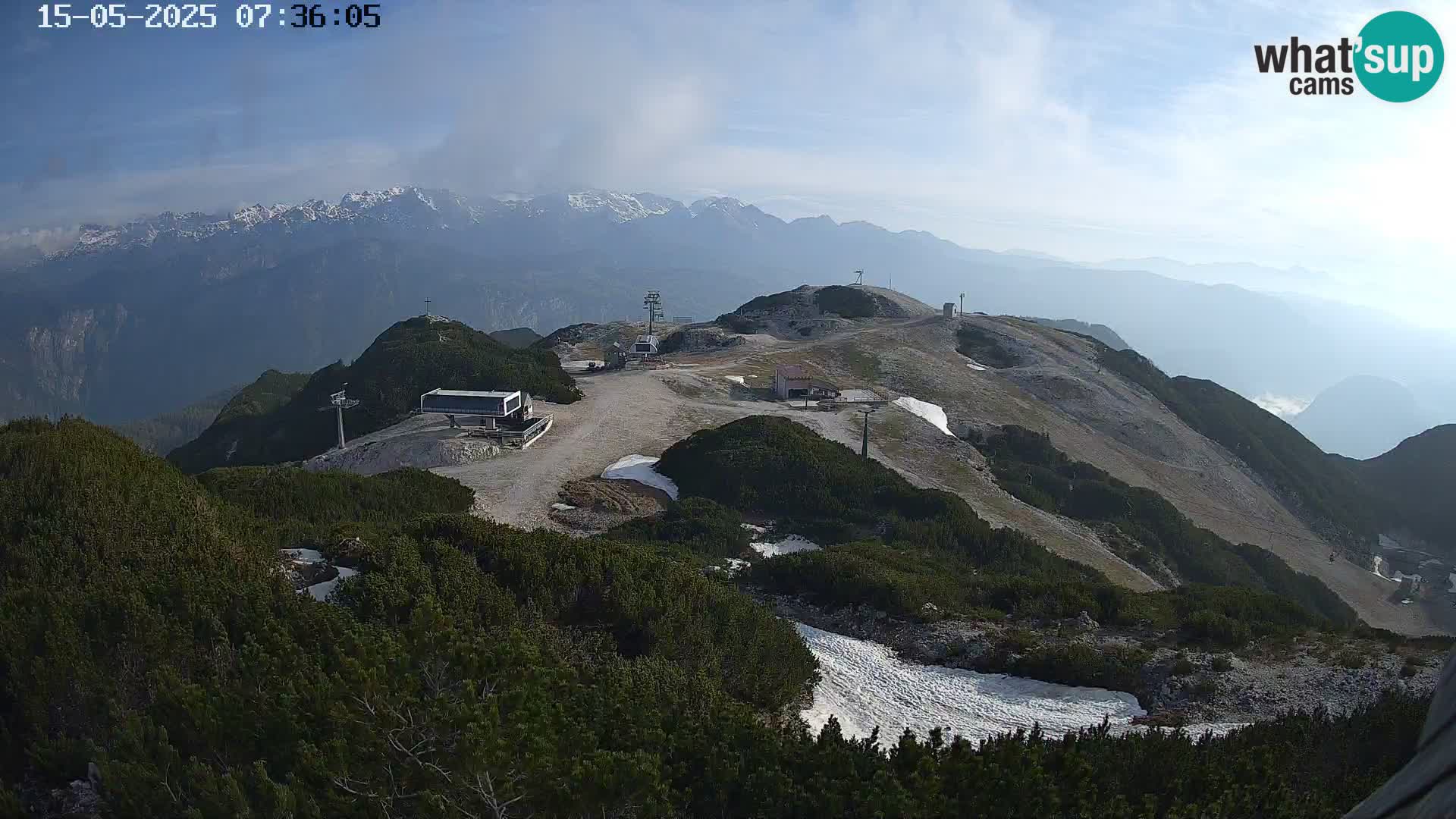 Skigebiet Vogel webcam Orlova Glava und Triglav