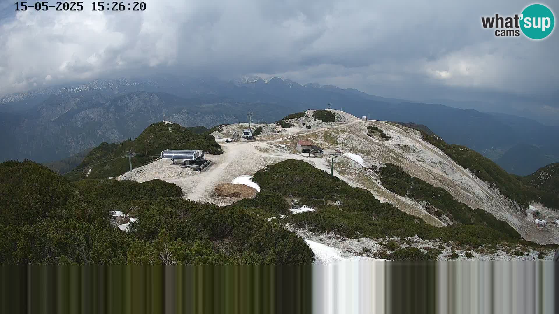 Skigebiet Vogel webcam Orlova Glava und Triglav