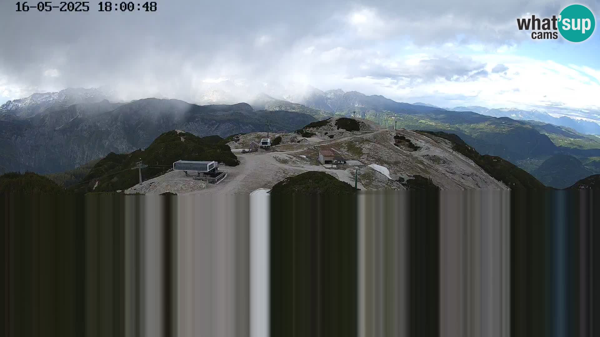 Skijalište Vogel web kamera panorama sa Orlove glave proti Triglavu