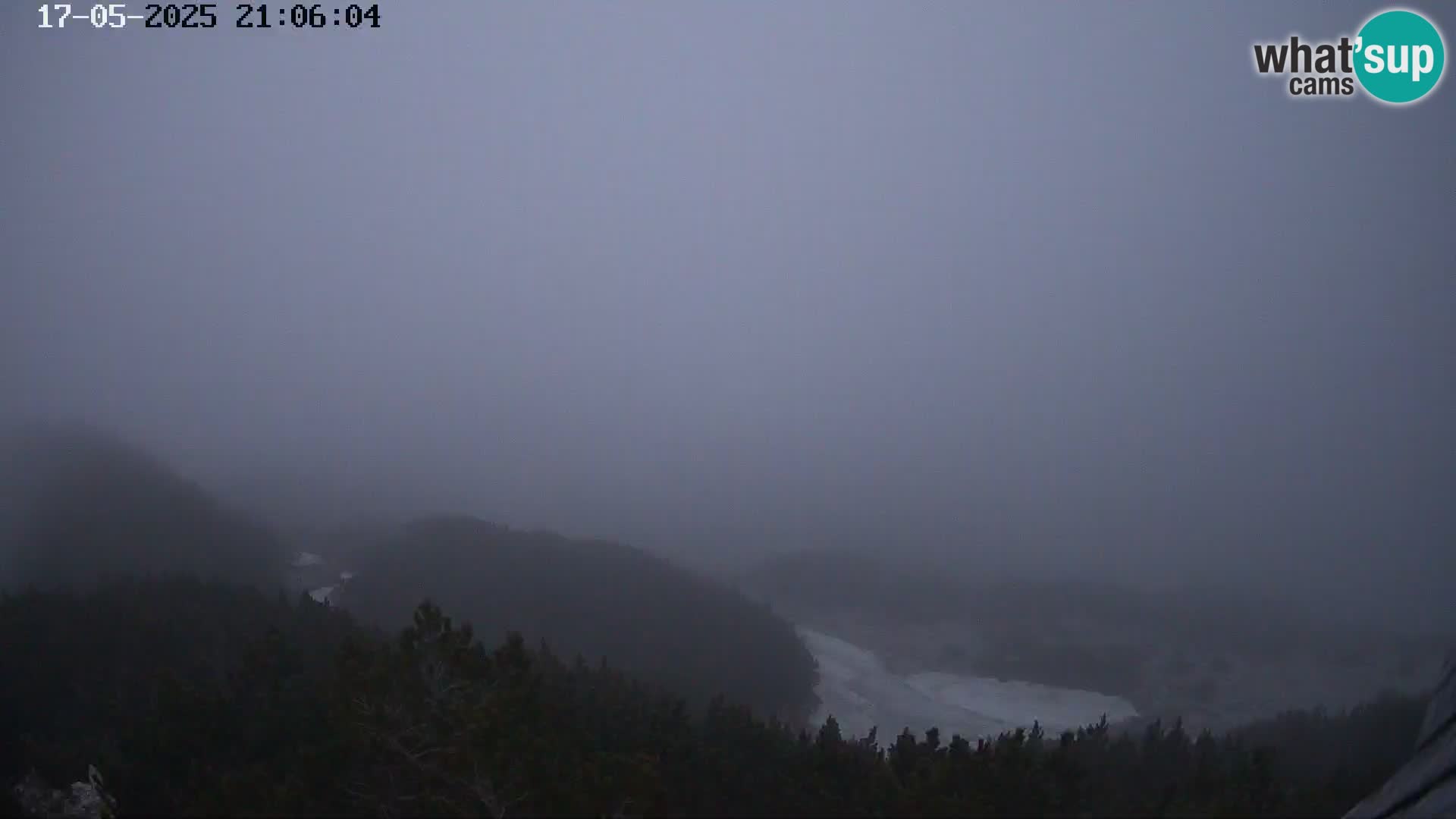 Stazione sciistica Vogel webcam Panorama dalla Orlova glave verso il Triglav