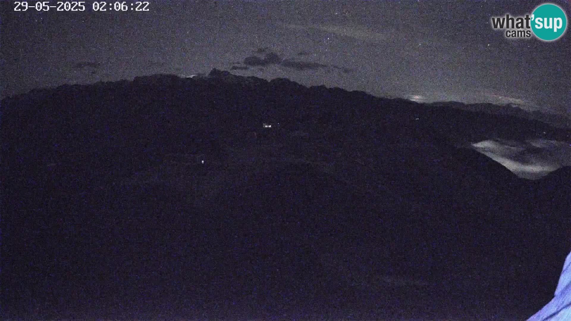 Stazione sciistica Vogel webcam Panorama dalla Orlova glave verso il Triglav