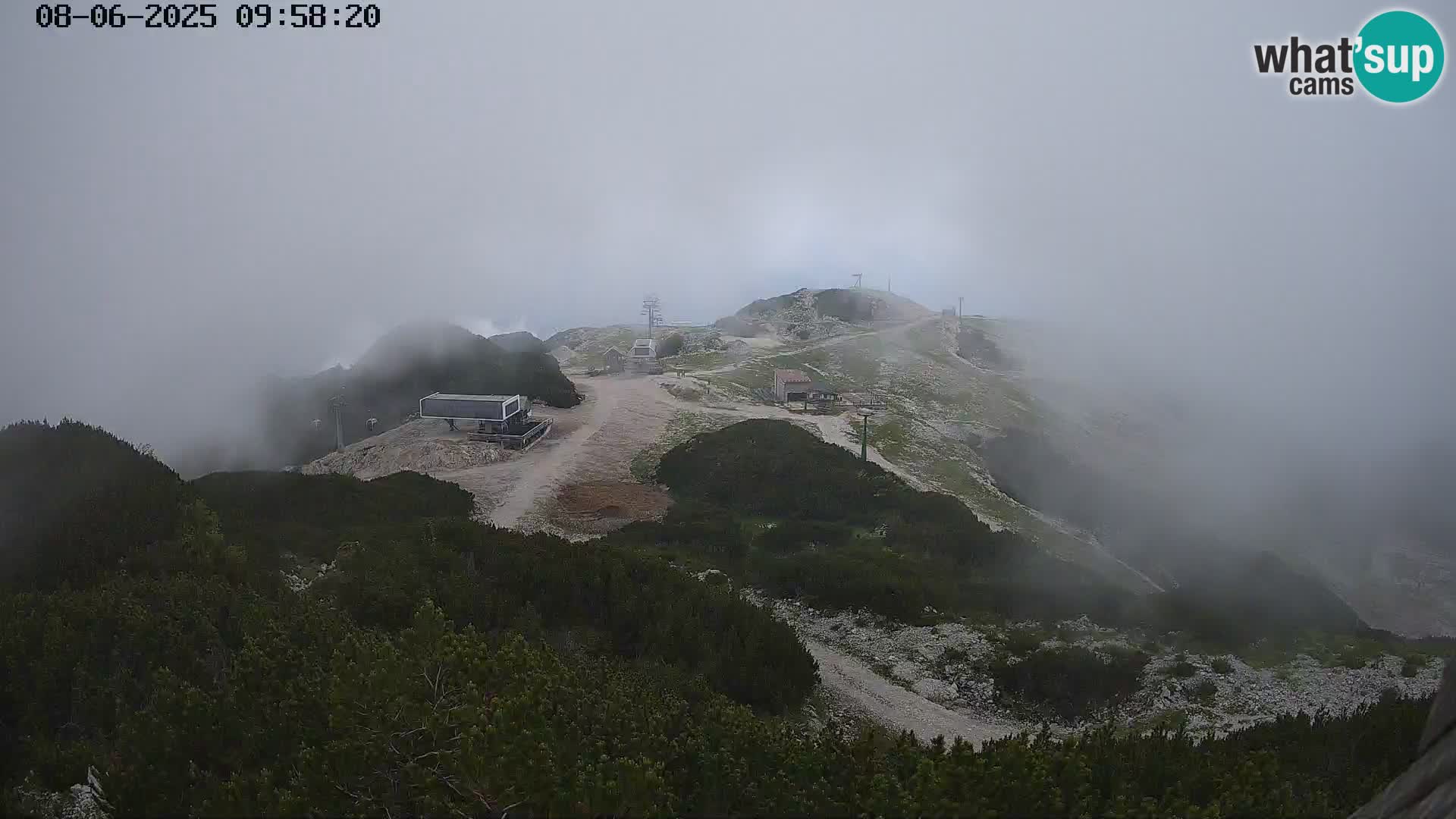 Skijalište Vogel web kamera panorama sa Orlove glave proti Triglavu