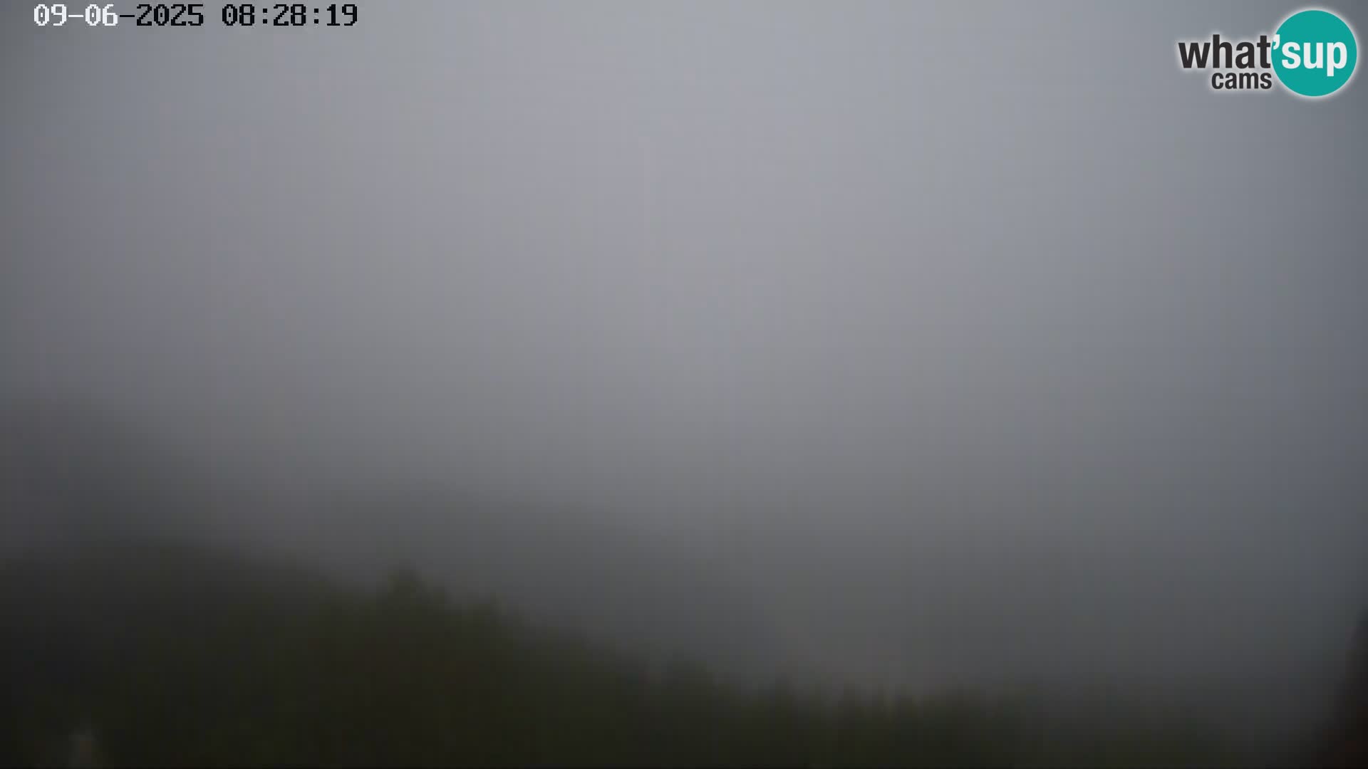 Vogel Ski Resort webcam View from Orlova Glava to Triglav