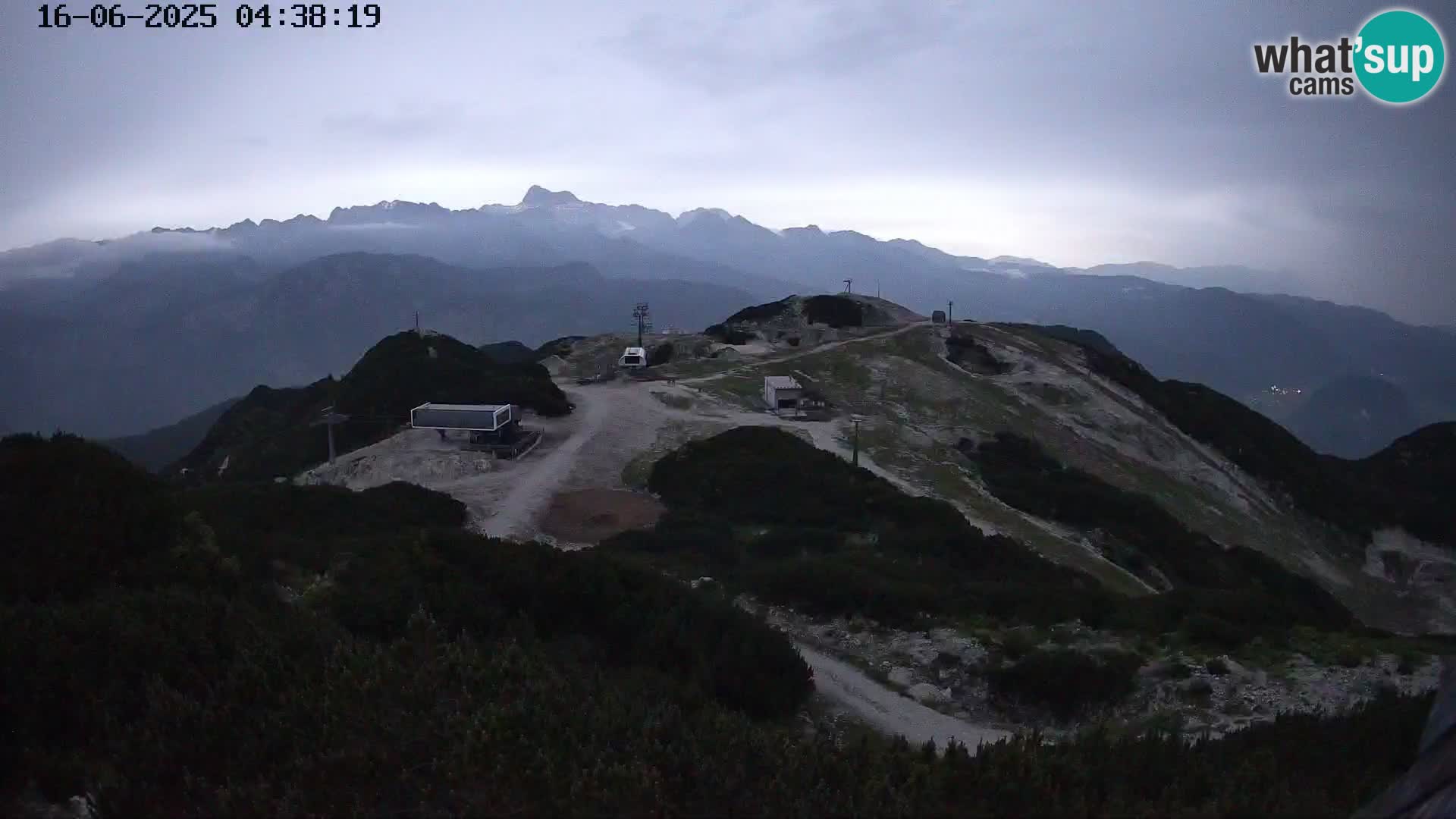 Skigebiet Vogel webcam Orlova Glava und Triglav