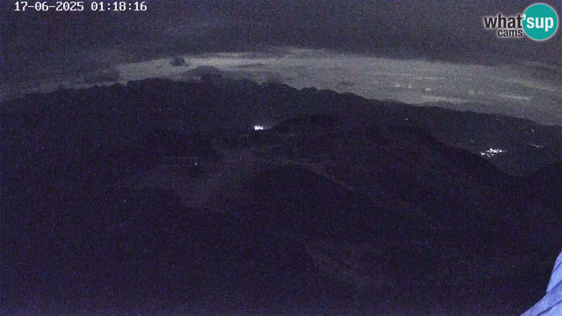Vogel Ski Resort webcam View from Orlova Glava to Triglav