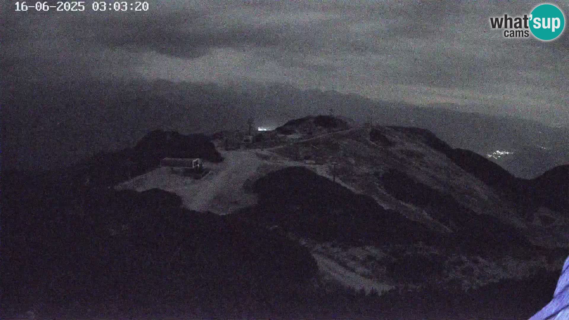 Stazione sciistica Vogel webcam Panorama dalla Orlova glave verso il Triglav