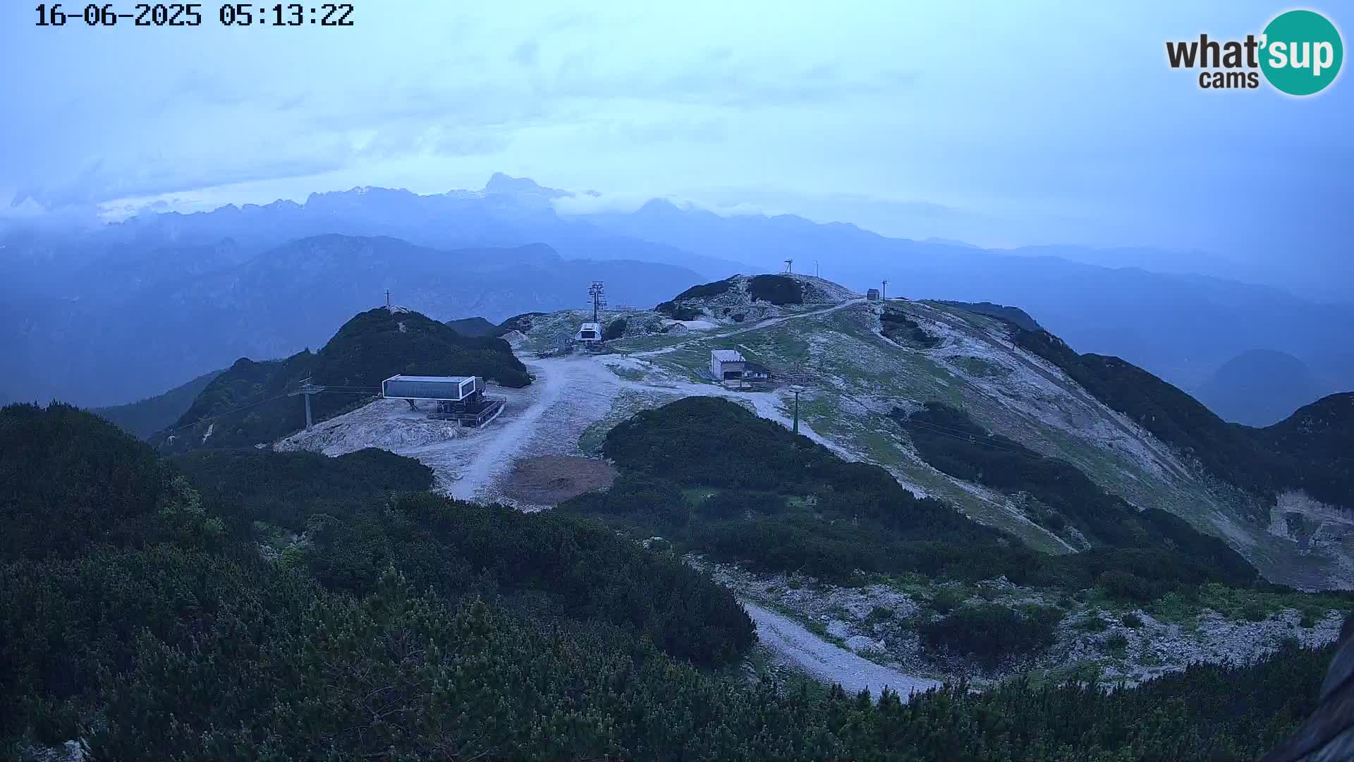 Skigebiet Vogel webcam Orlova Glava und Triglav