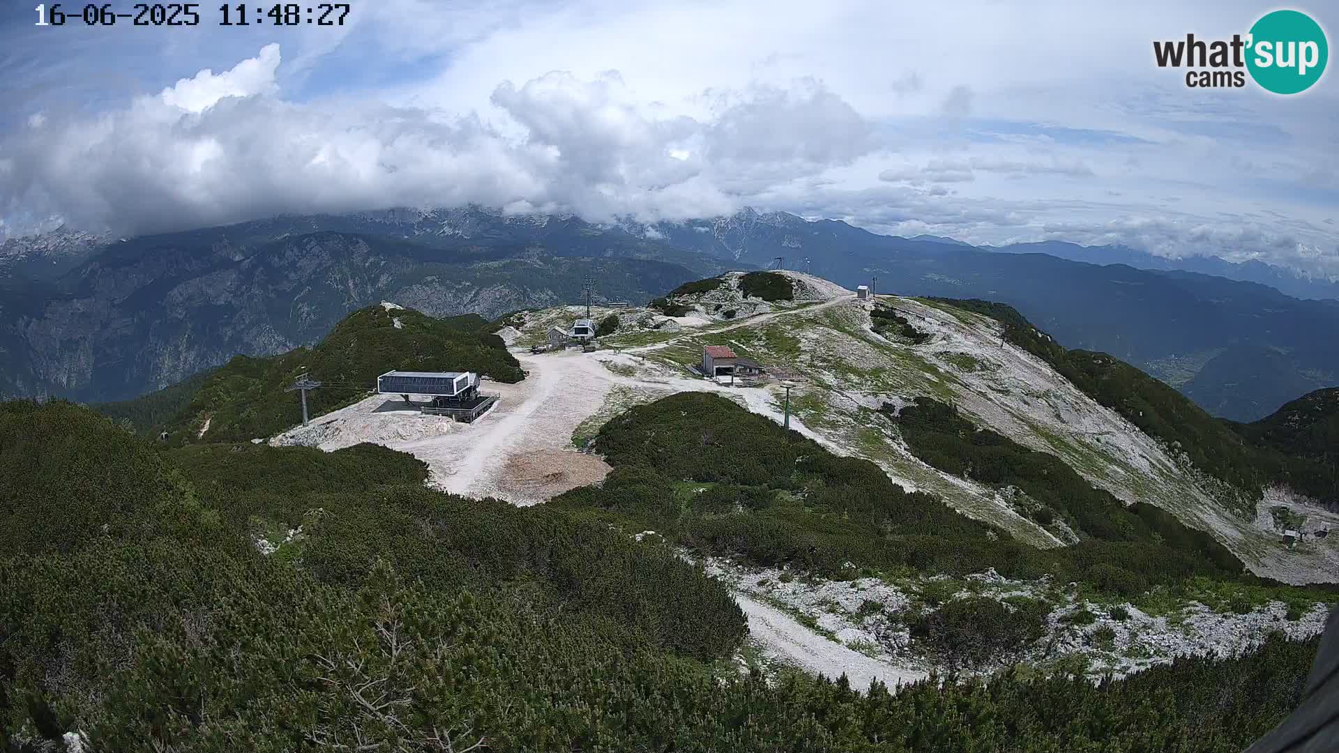 Skigebiet Vogel webcam Orlova Glava und Triglav