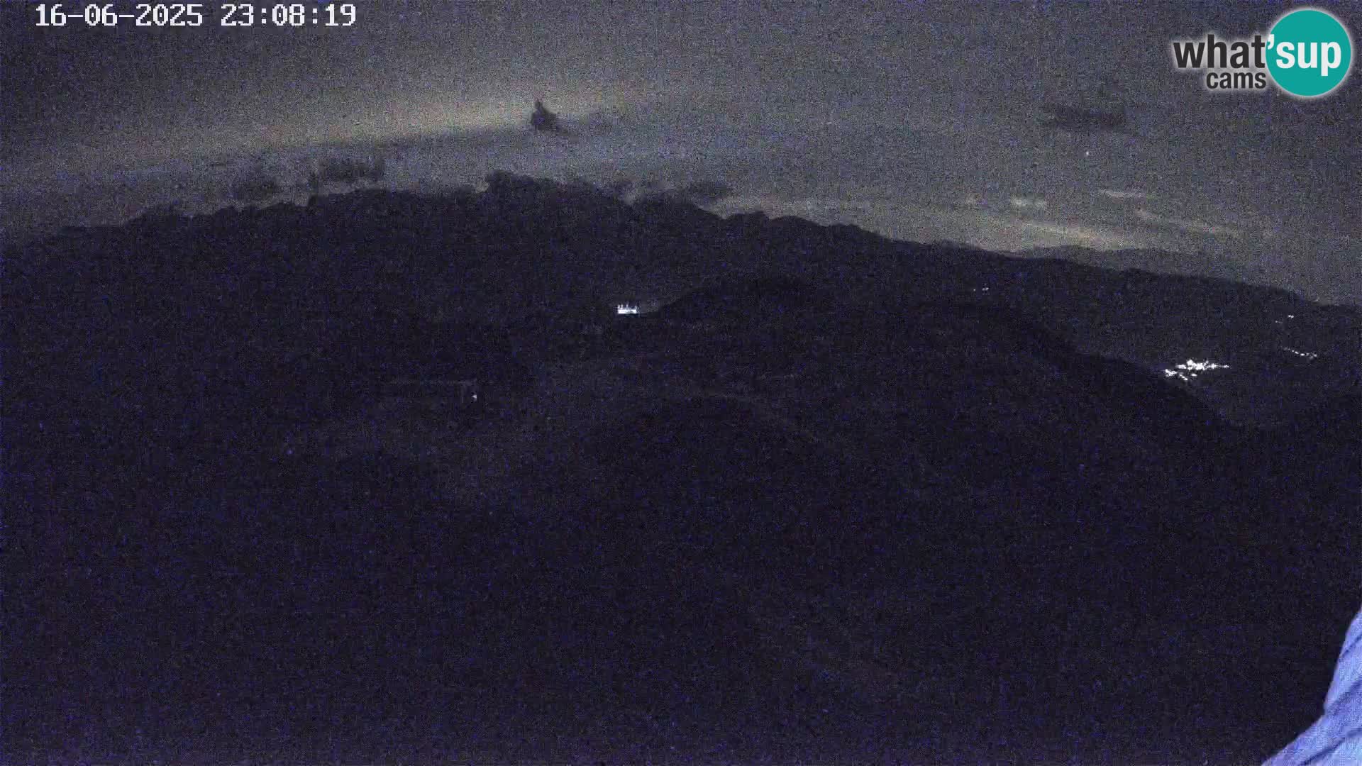 Stazione sciistica Vogel webcam Panorama dalla Orlova glave verso il Triglav