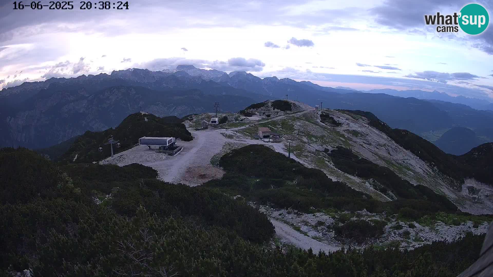 Skigebiet Vogel webcam Orlova Glava und Triglav