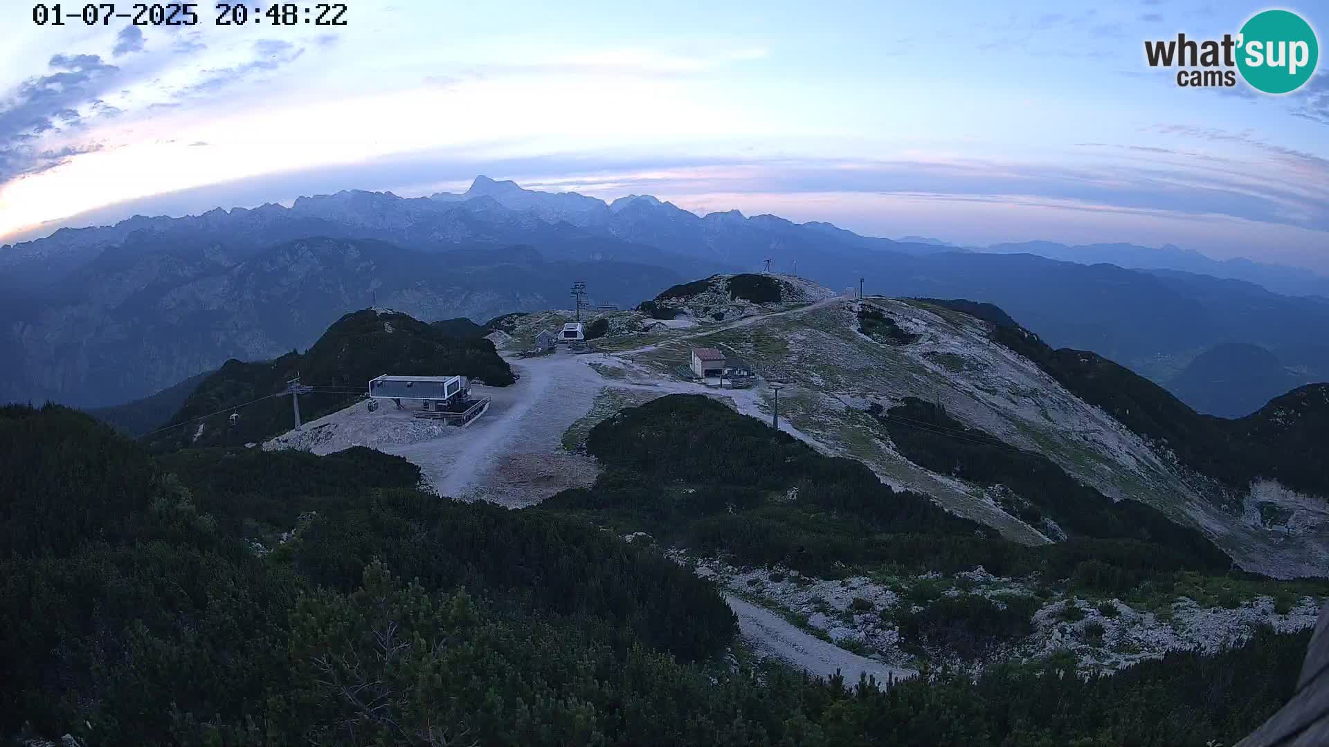 Skigebiet Vogel webcam Orlova Glava und Triglav