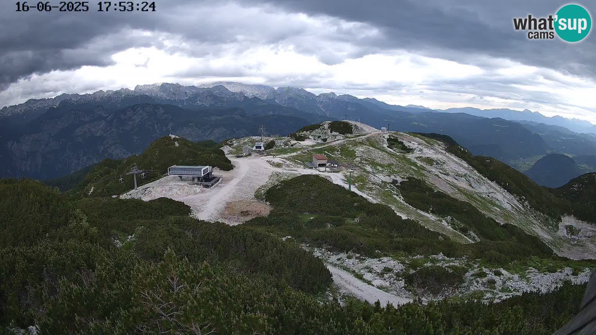 Skigebiet Vogel webcam Orlova Glava und Triglav