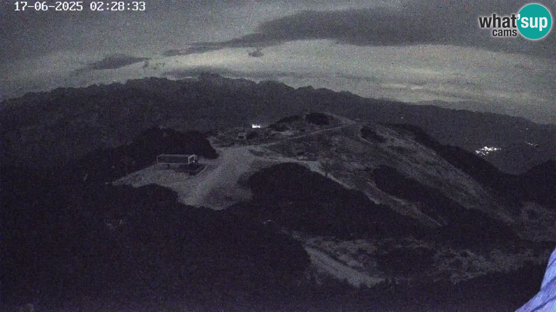 Vogel Ski Resort webcam View from Orlova Glava to Triglav