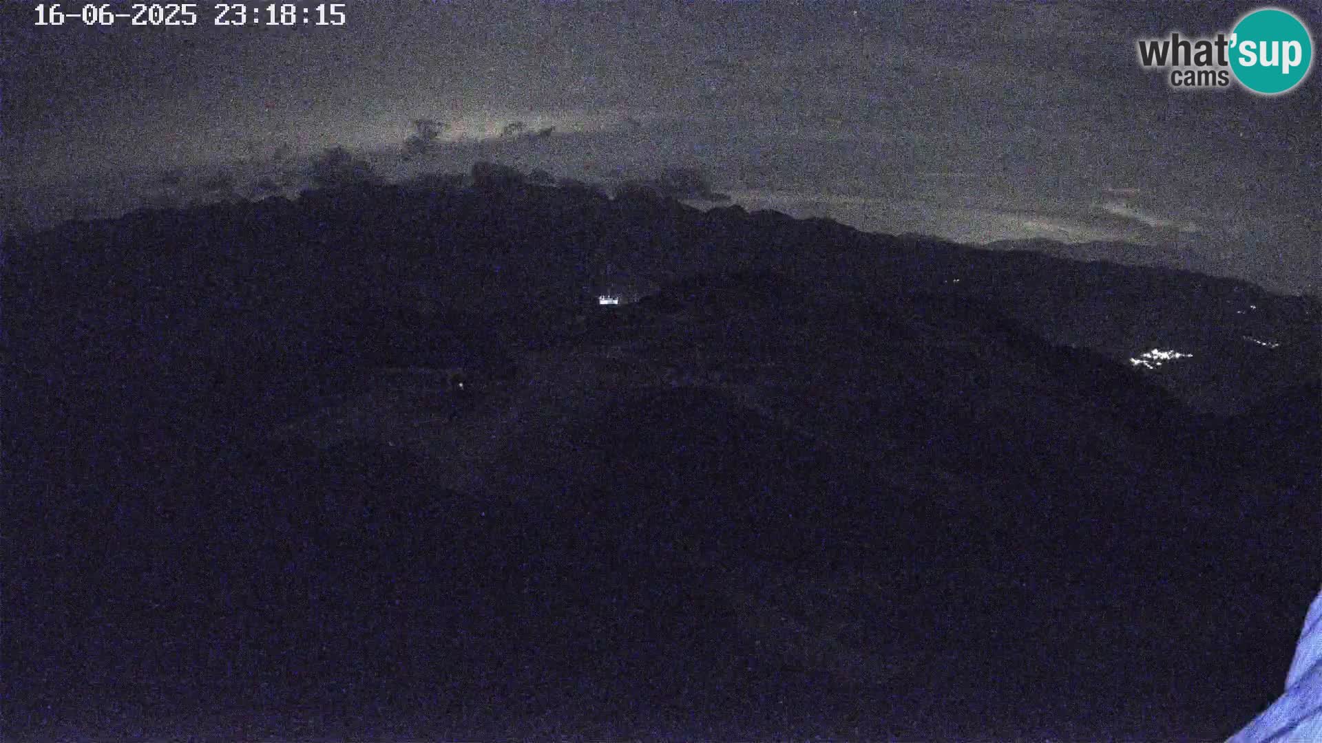 Stazione sciistica Vogel webcam Panorama dalla Orlova glave verso il Triglav