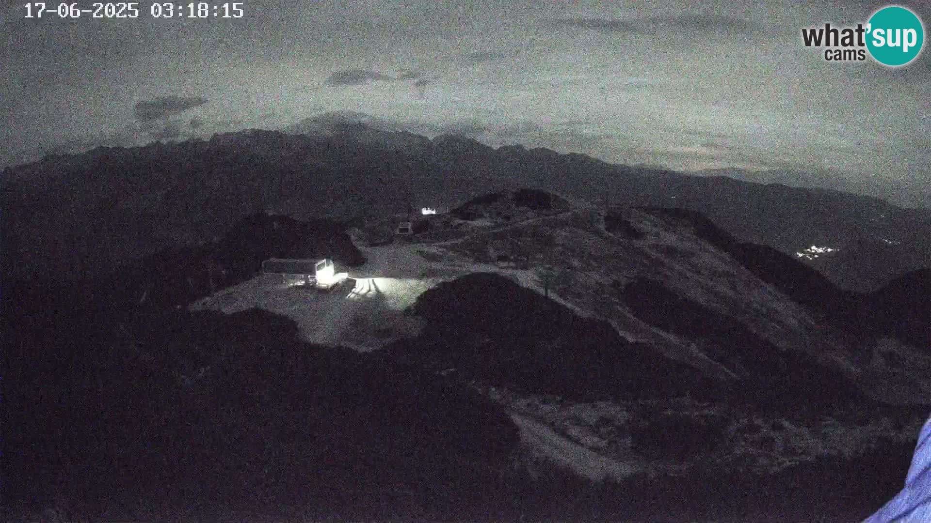 Skijalište Vogel web kamera panorama sa Orlove glave proti Triglavu