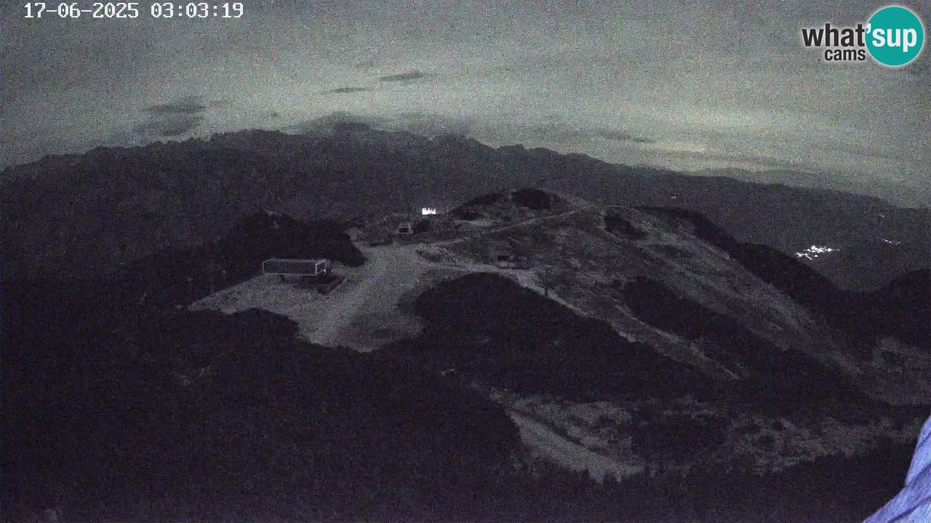 Stazione sciistica Vogel webcam Panorama dalla Orlova glave verso il Triglav