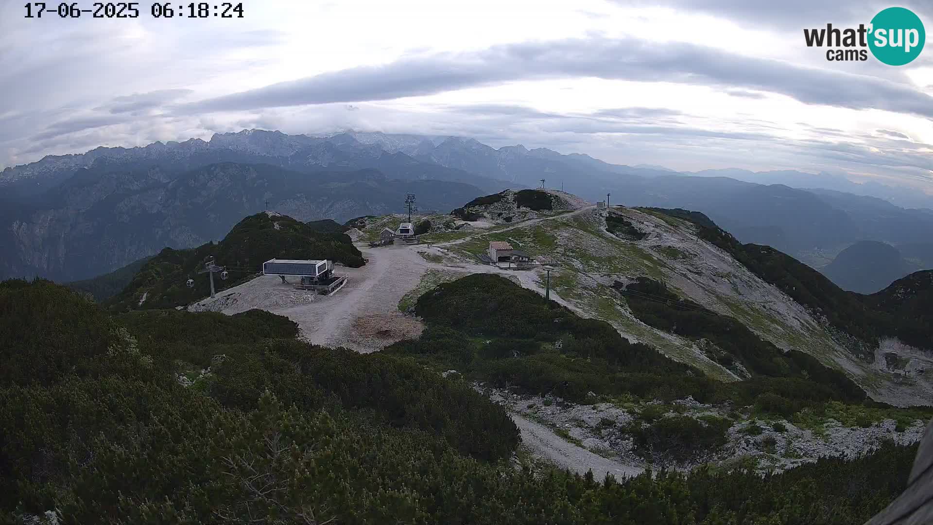 Skigebiet Vogel webcam Orlova Glava und Triglav