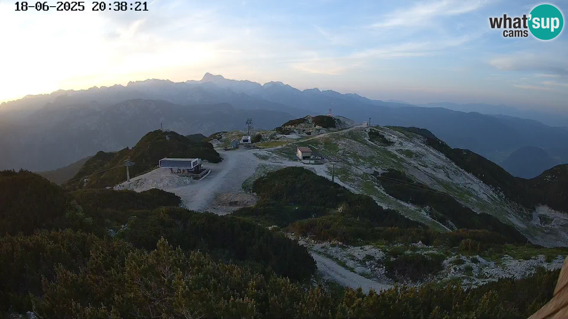 Skigebiet Vogel webcam Orlova Glava und Triglav