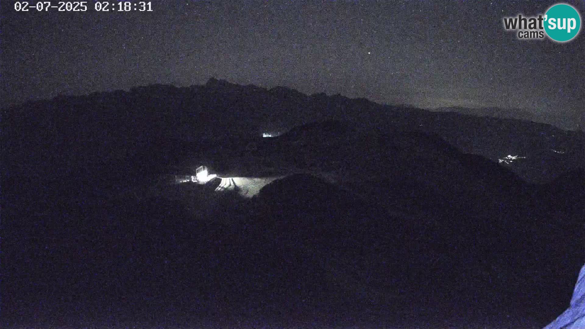 Stazione sciistica Vogel webcam Panorama dalla Orlova glave verso il Triglav