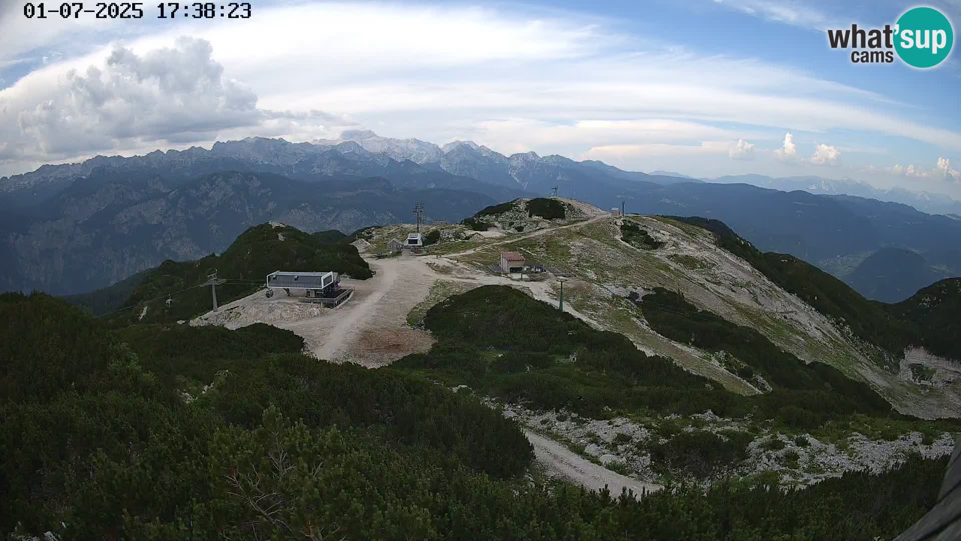 Skigebiet Vogel webcam Orlova Glava und Triglav