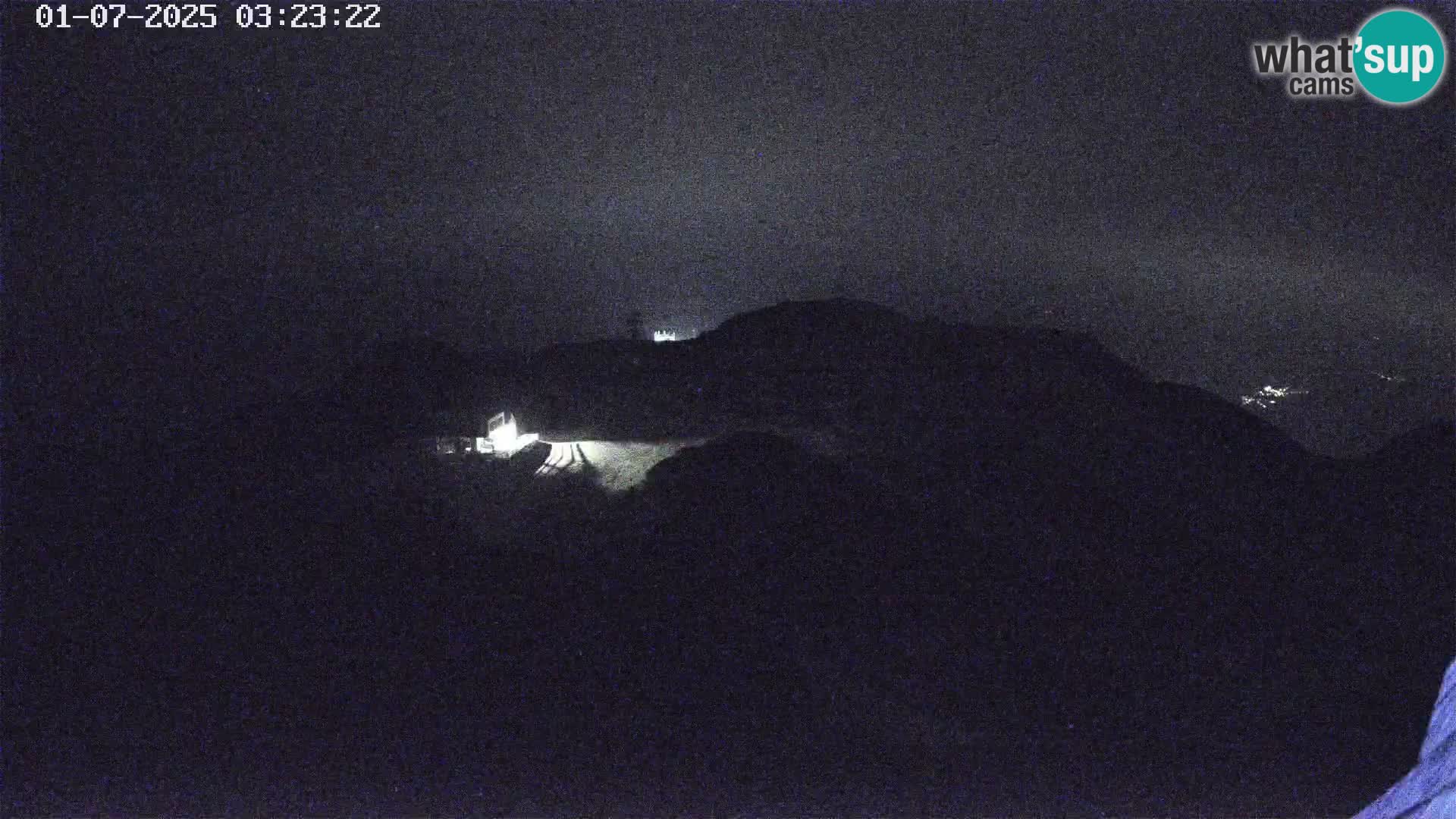 Vogel Ski Resort webcam View from Orlova Glava to Triglav