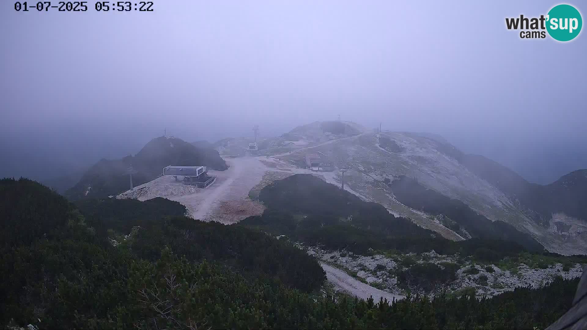Skigebiet Vogel webcam Orlova Glava und Triglav