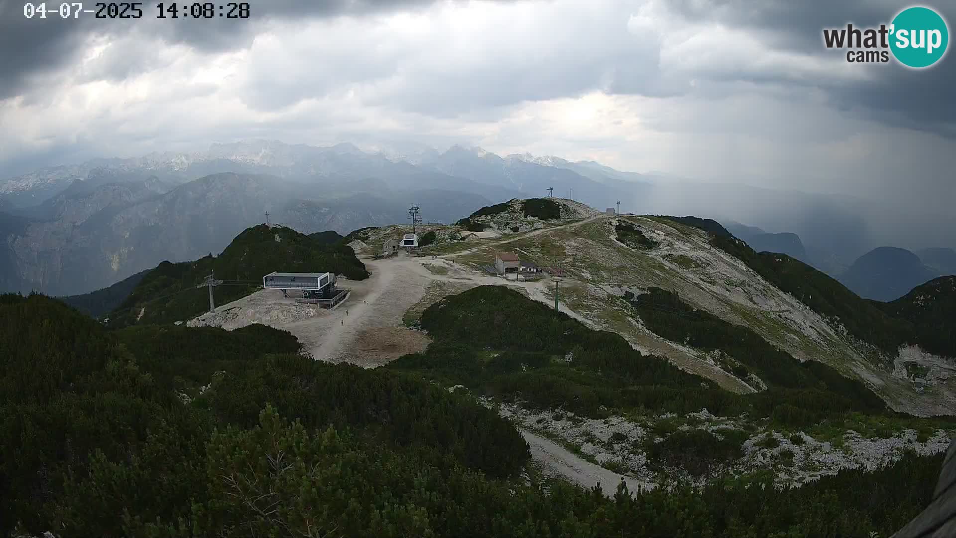 Skigebiet Vogel webcam Orlova Glava und Triglav
