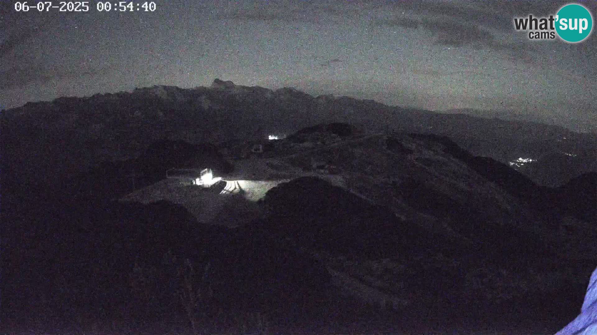 Stazione sciistica Vogel webcam Panorama dalla Orlova glave verso il Triglav