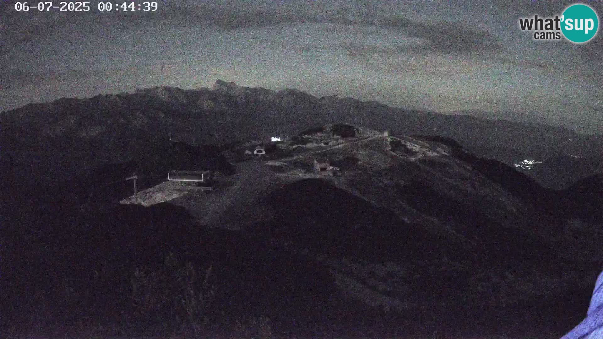 Stazione sciistica Vogel webcam Panorama dalla Orlova glave verso il Triglav